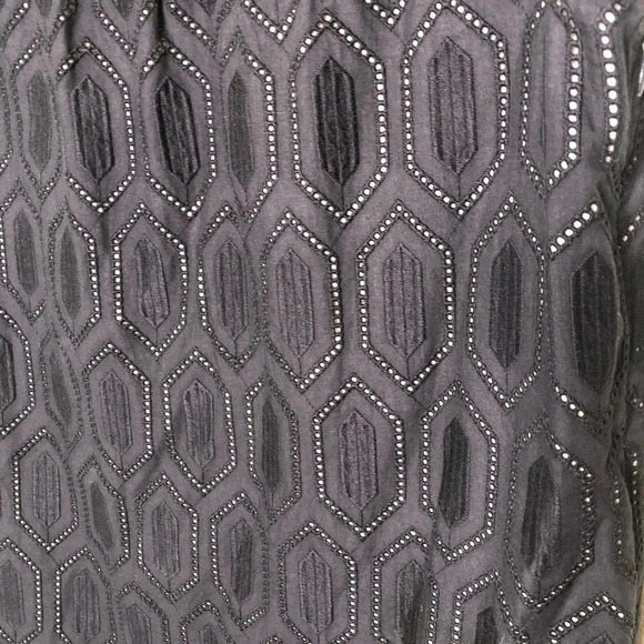 Ann Taylor Black Eyelet Style Dress Size 8 - Picture 3 of 6